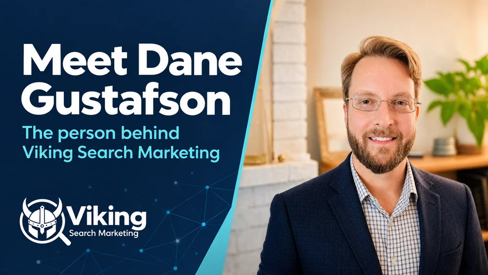 Portrait of Dane Gustafson, SEO consultant and founder of Viking Search Marketing